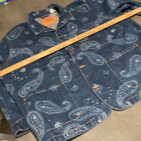 NWT Levi’s x Snoop Dogg denim paisley jacket XL - Picture 7 of 7
